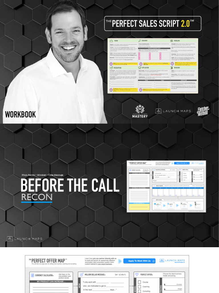 Perfect Sales Script 2.0 Workbook | PDF | Goal | Business