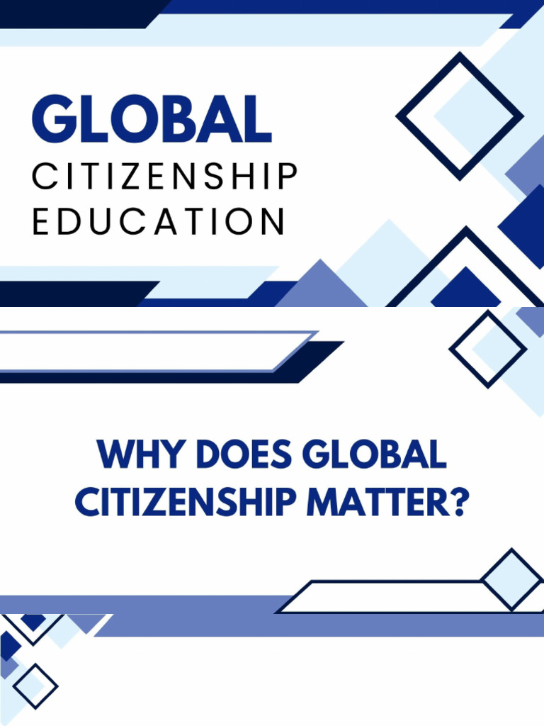 Global Citizenship Education Solutions | PDF | Politics | Social Science