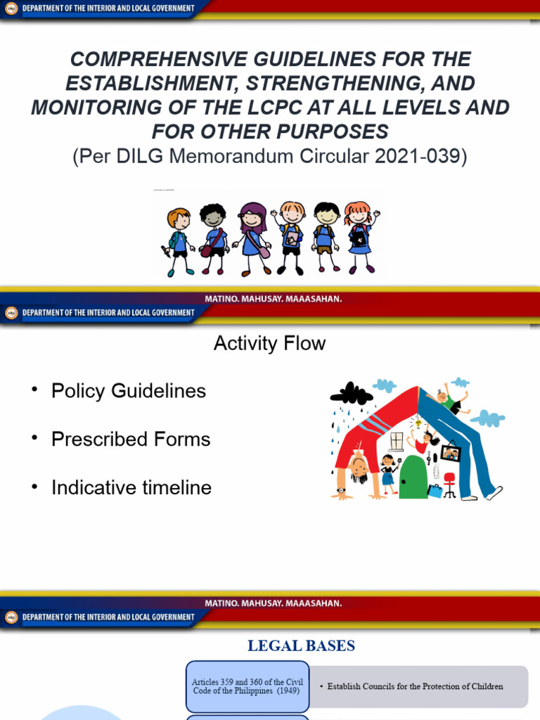 Guidelines for Local Child Protection Councils | PDF | Weighted ...