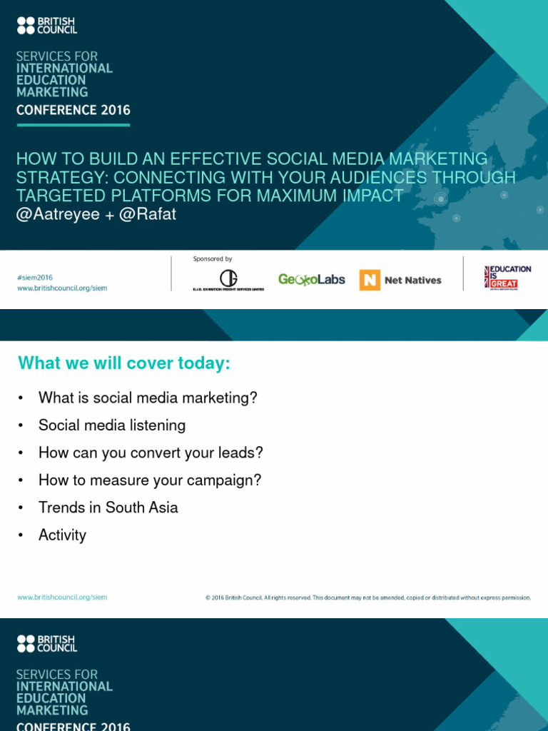 How To Build An Effective Social Media Marketing Strategy - 0 | PDF ...