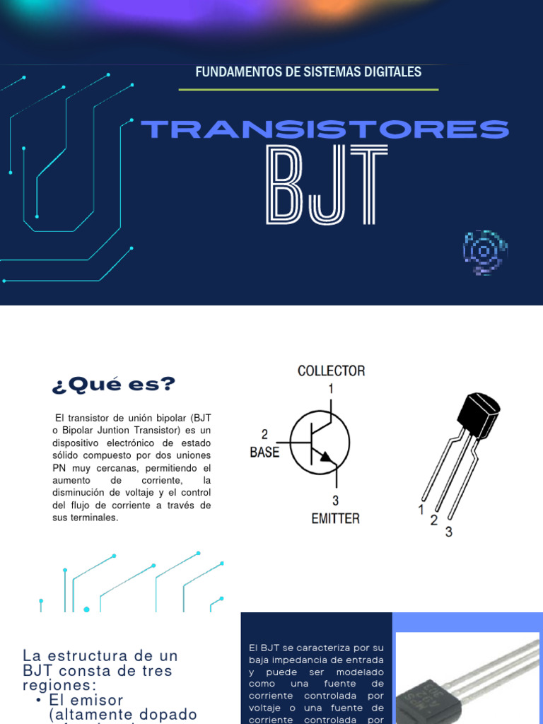 Fundamentos del Transistor BJT | PDF | Transistor de unión bipolar ...