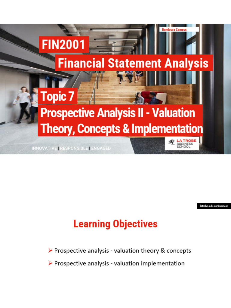 Topic 7 - Prospective Analysis II - Valuation | PDF | Valuation ...