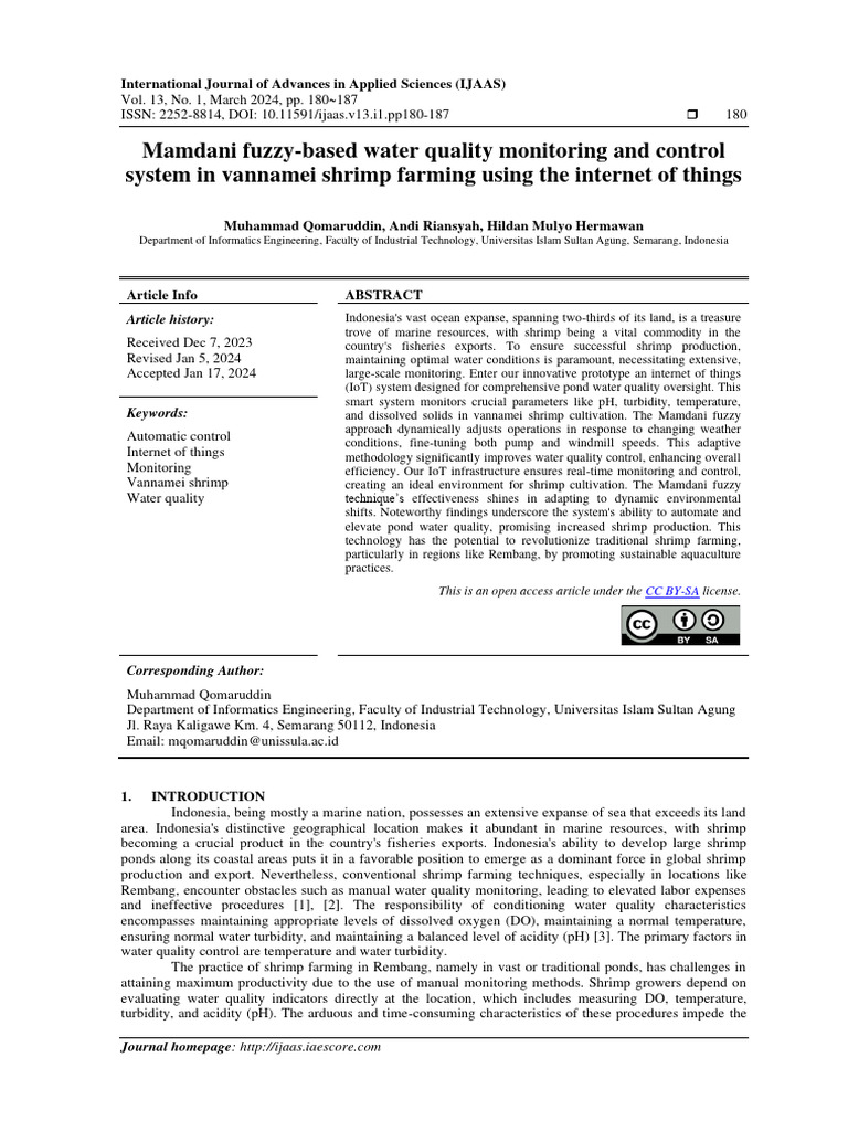 Curated visual reference: Visual Reference: Iot Based Water Quality Control For Shrimp Pdf