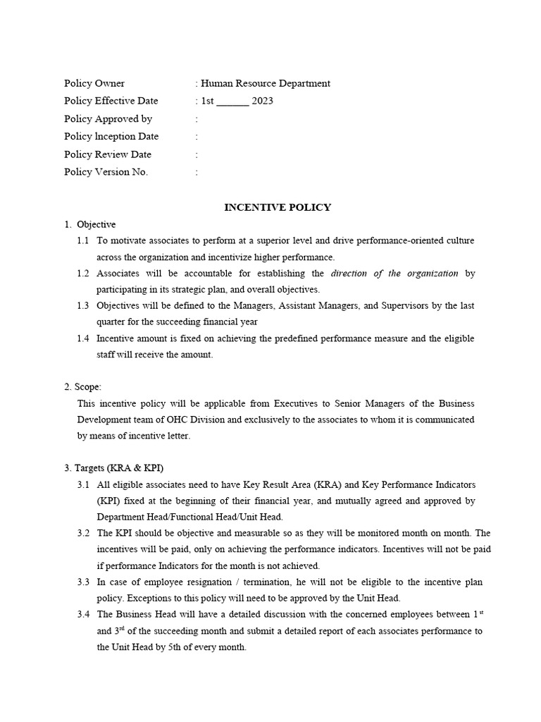 incentive-plan-policy-v-01-pdf-performance-indicator-incentive