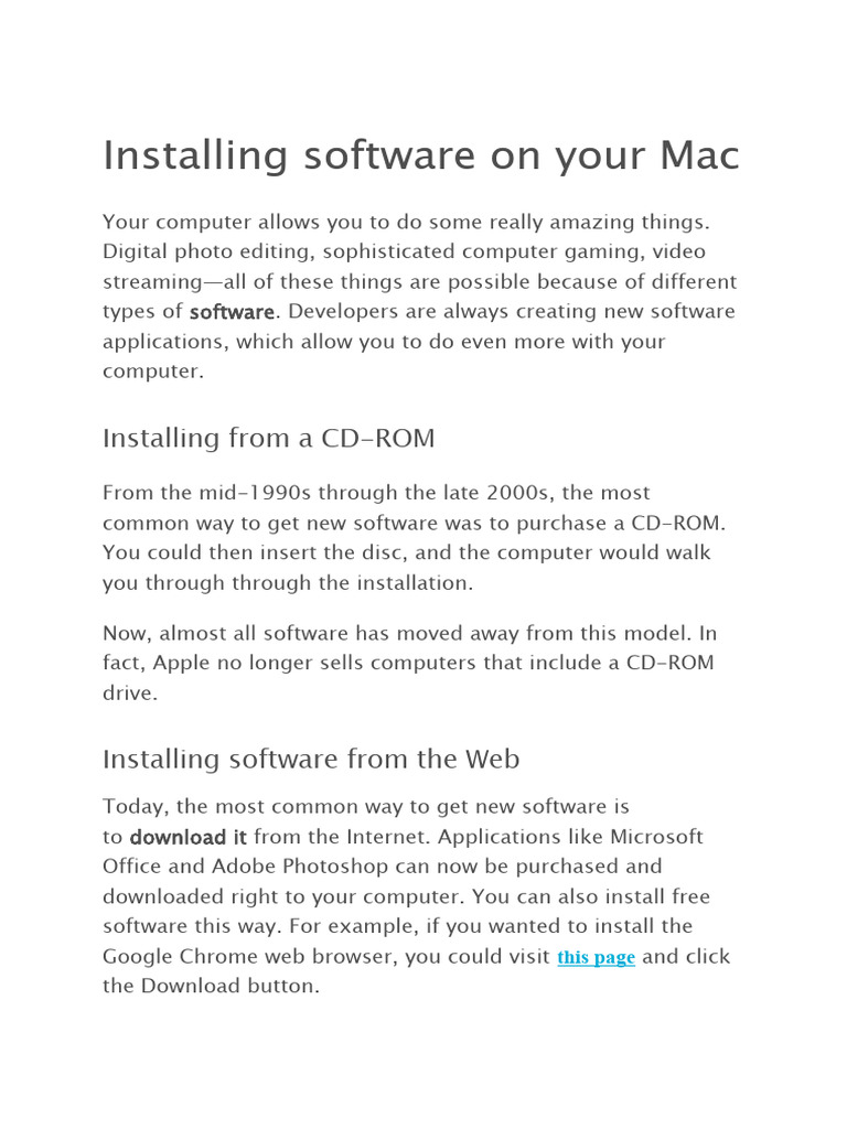 Installing software on your mac pdf icon computing installation