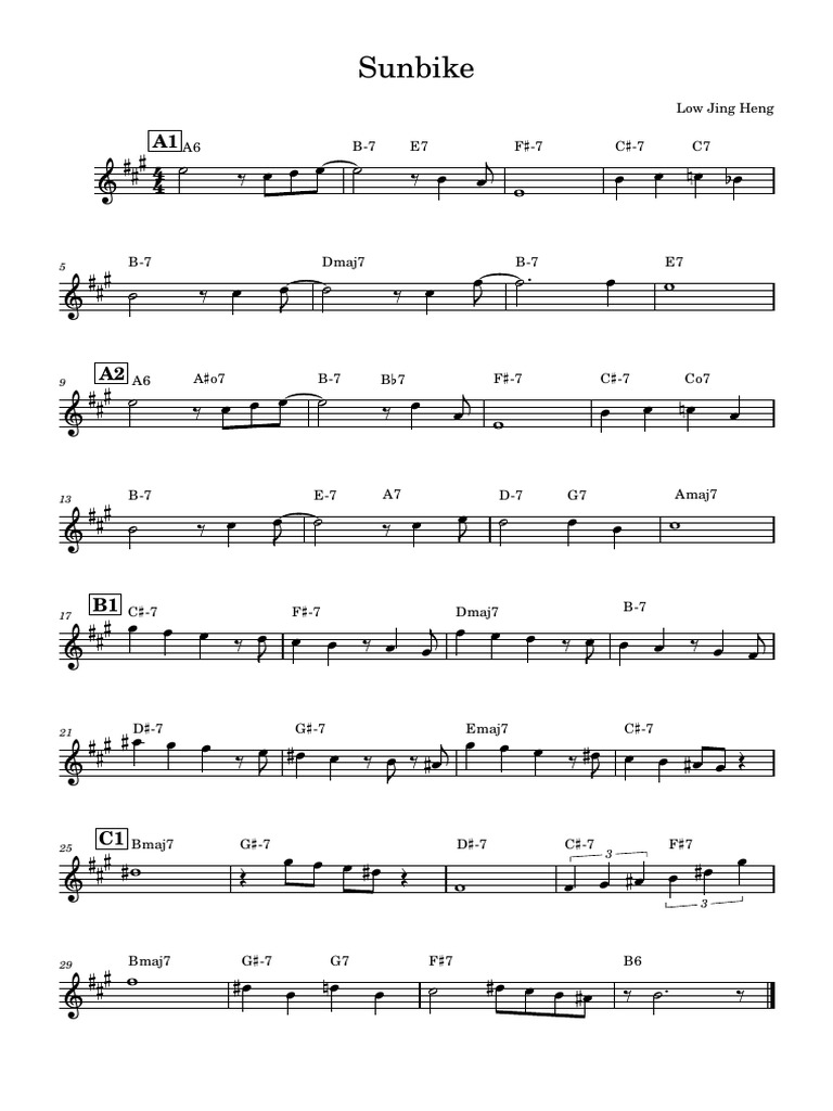 Lead Sheet | PDF