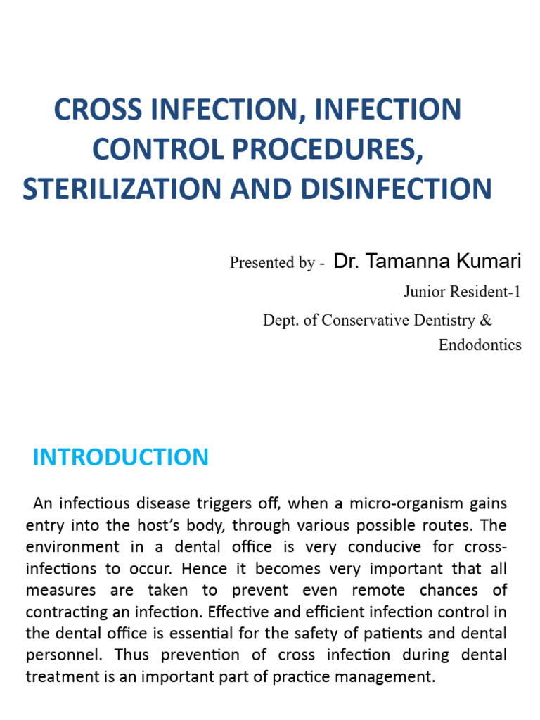 4.infection Control, Sterilization and Disinfection PDF