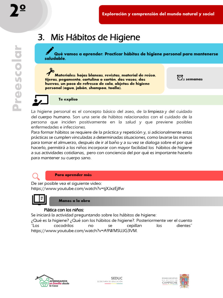 Plan de Clases | PDF | Higiene