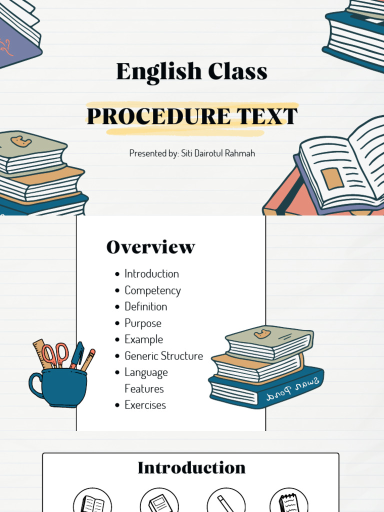 English Procedure Text Guide | PDF | Language Mechanics | Syntax