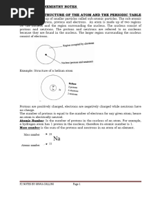 Form Two Chemistry Notes