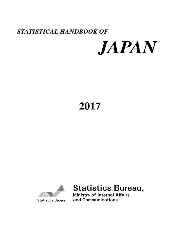 Statistical Handbook of Japan 2017 | PDF | Gross Domestic Product | Japan