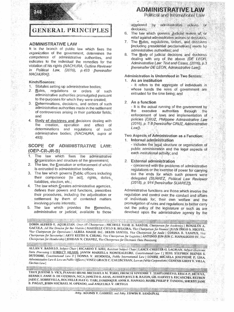Admin Law | PDF