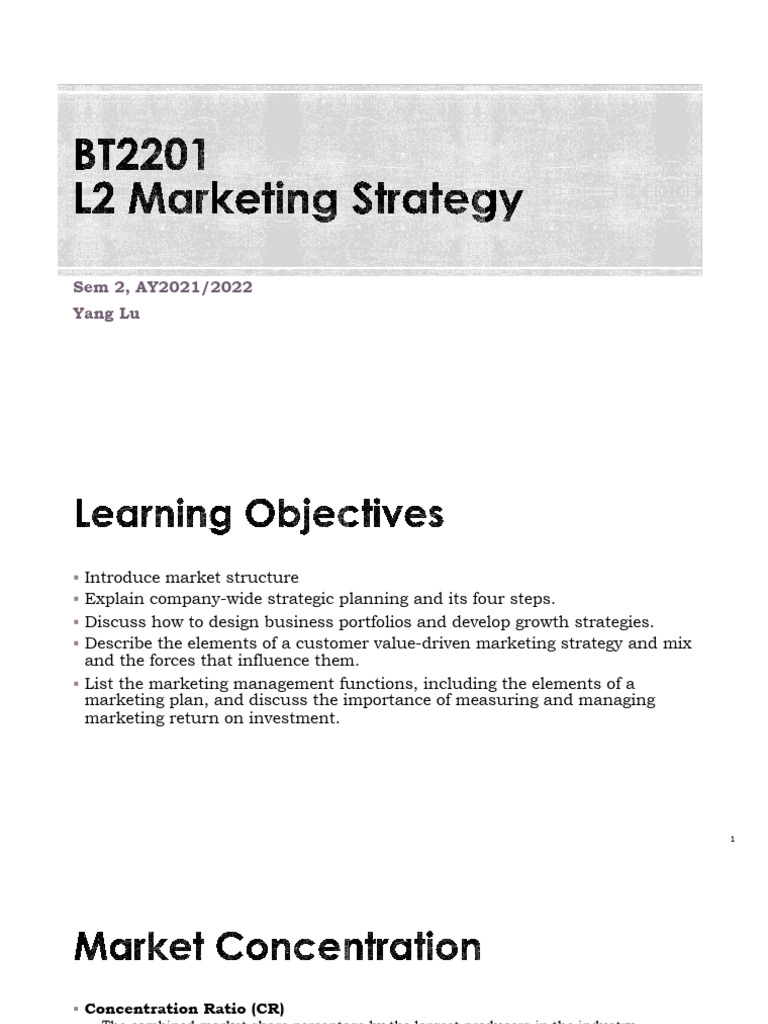 L2 Marketing Strategy Pdf Marketing Cost Of Goods Sold