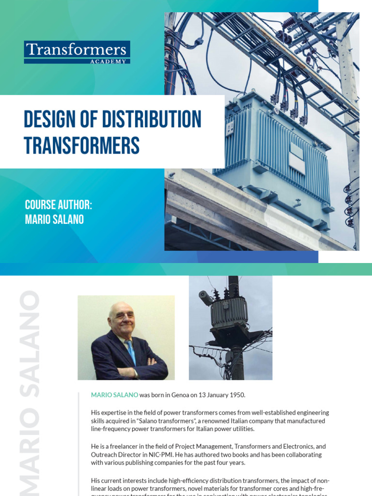 Design-of-Distribution-Transformer-course-brochure | PDF | Transformer ...