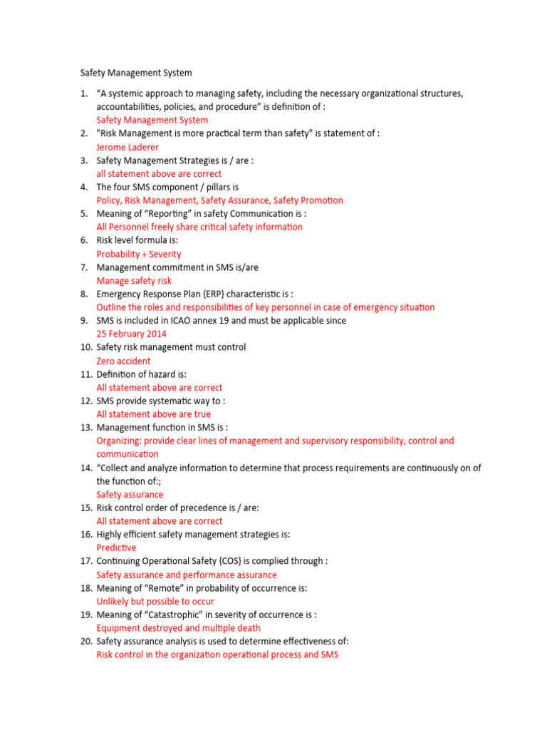 Safety Management System Overview | PDF | Risk | Risk Management