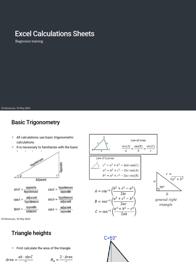 Intro to excel calculations sheets open pdf mathematics