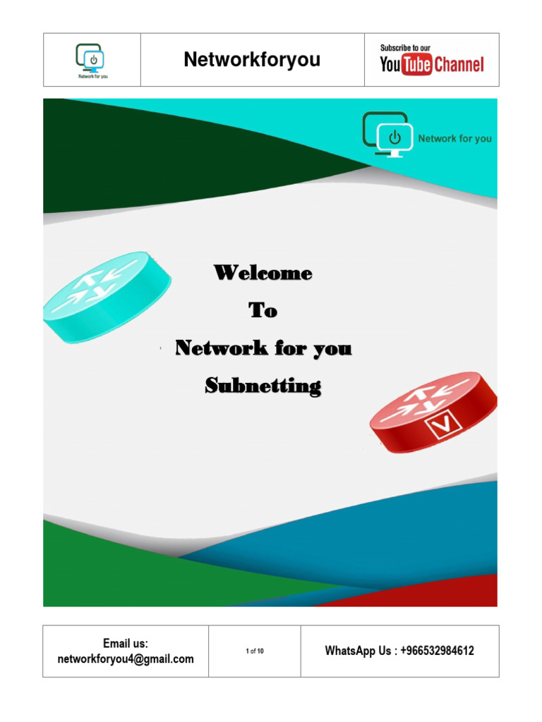 Subnetting | PDF | Ip Address | Network Architecture