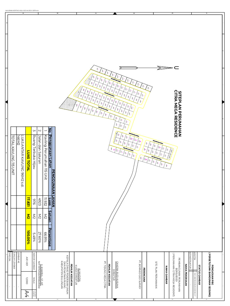 Site Plan Citra Mega | PDF