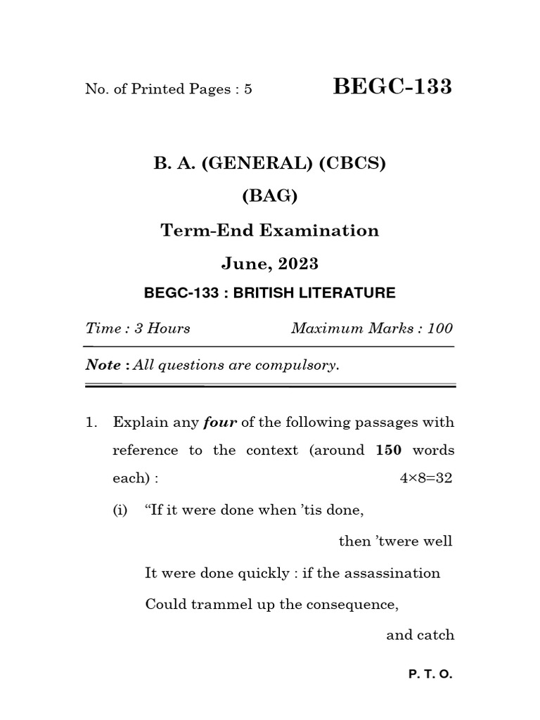 Begc 133 | PDF | Young Adult | Classics