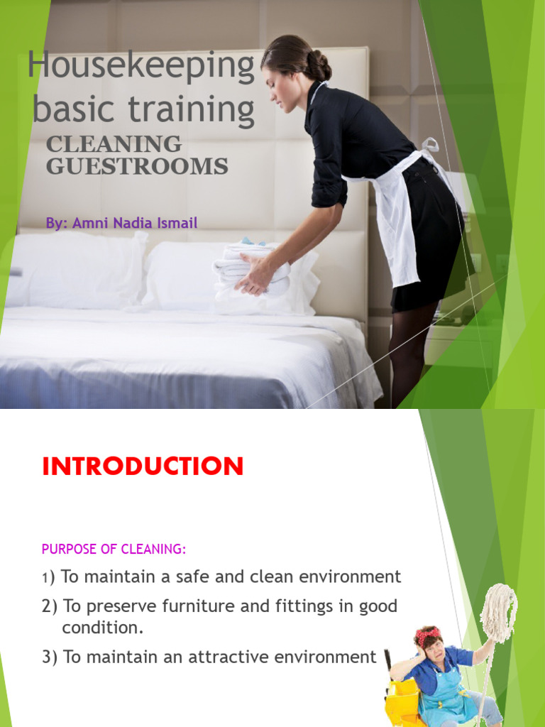 Housekeeping Training for Guestrooms | PDF | Bed | Housekeeping