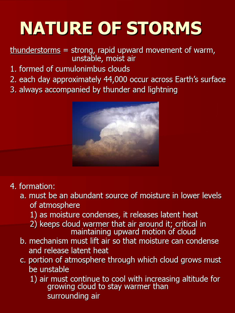 Understanding Thunderstorms and Their Nature | PDF | Tropical Cyclones ...