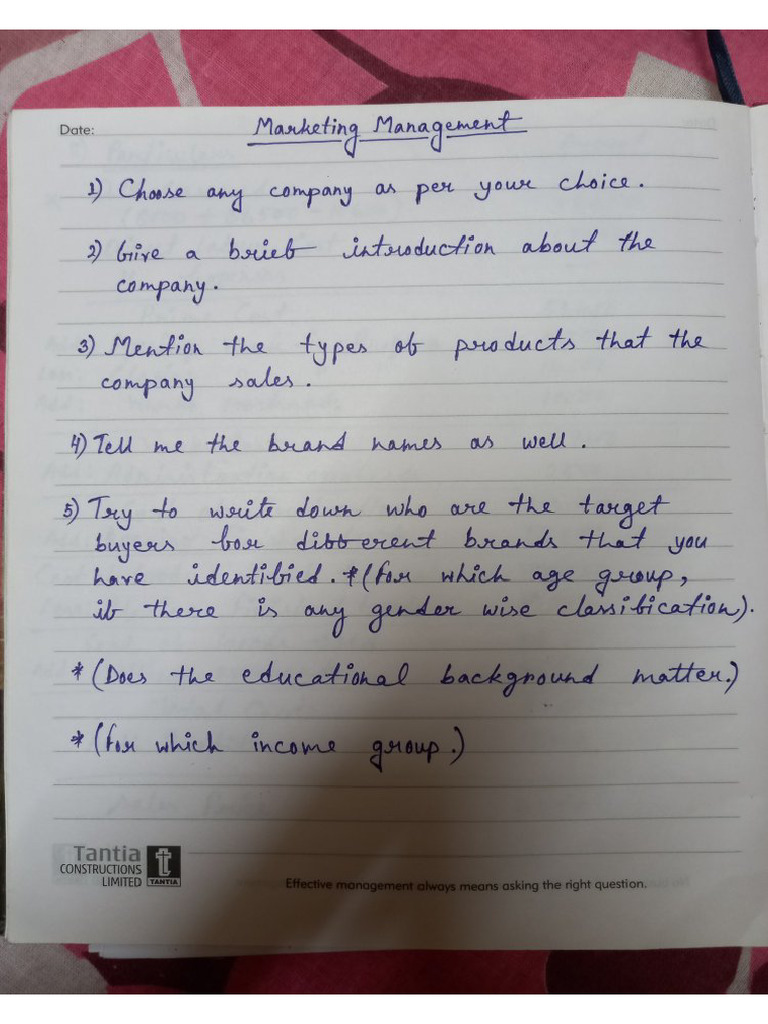 Marketing Management Pdf