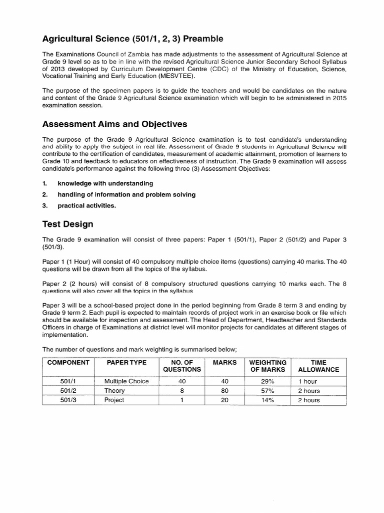 2014 agricultural science paper 1 past paper pdf