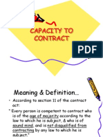 Capacity To Contract