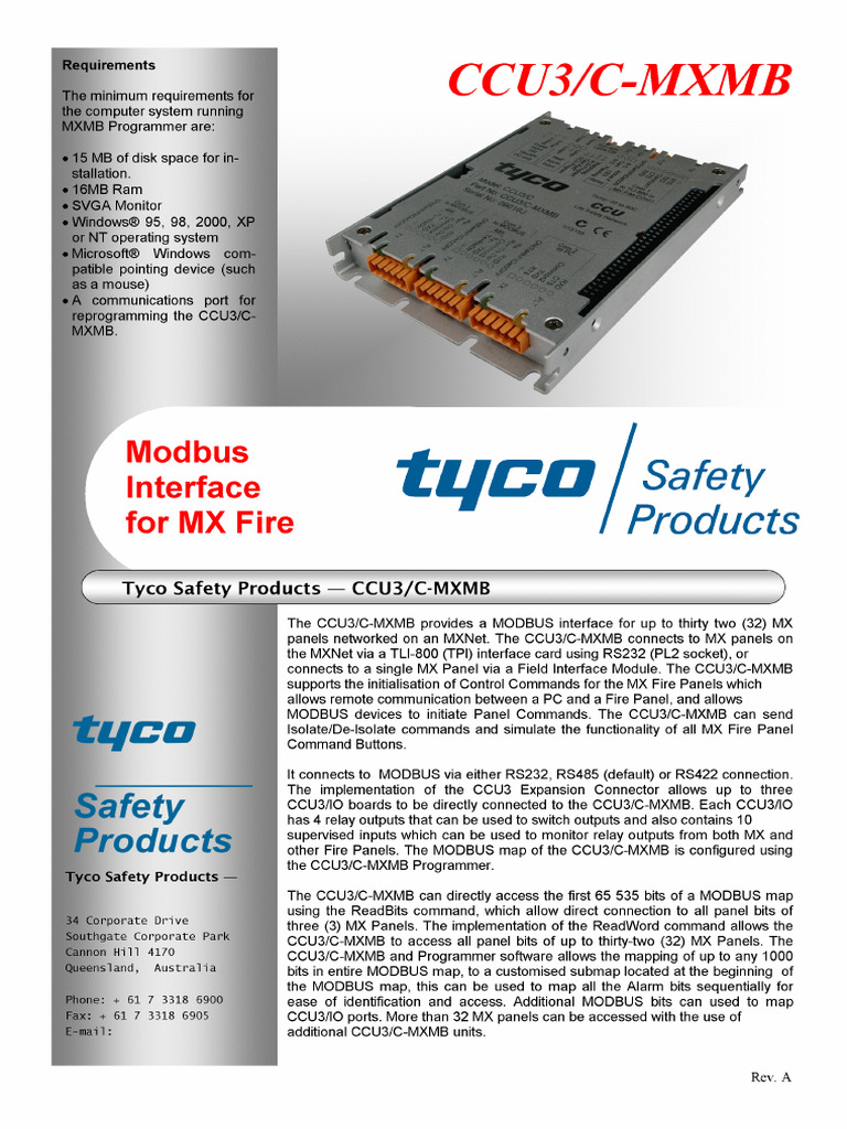 Brochure - CCU3 C485 MXMB | PDF