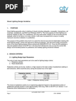 WSDOT Illumination Design Guidelines | PDF | Interchange (Road ...