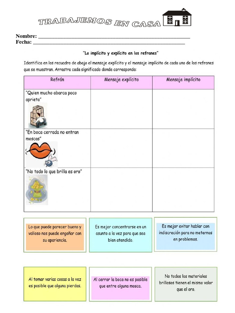 Mensaje Explícito E Implícito Pdf