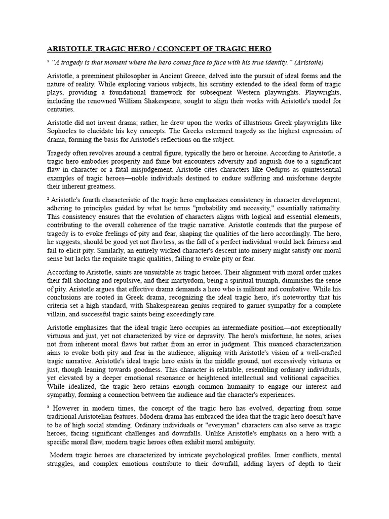Tragic hero download free pdf tragedy hero