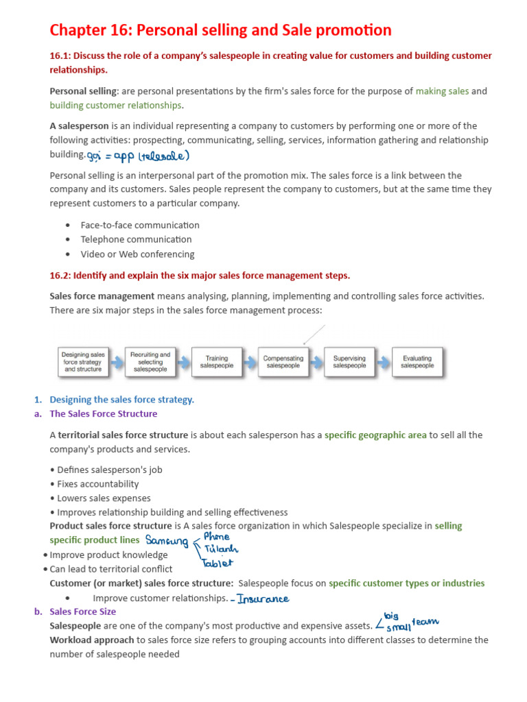 Personal Selling and Sales Promotion Strategies | PDF | Sales | Direct ...