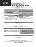 Edital Vestibular UECE 2009.1