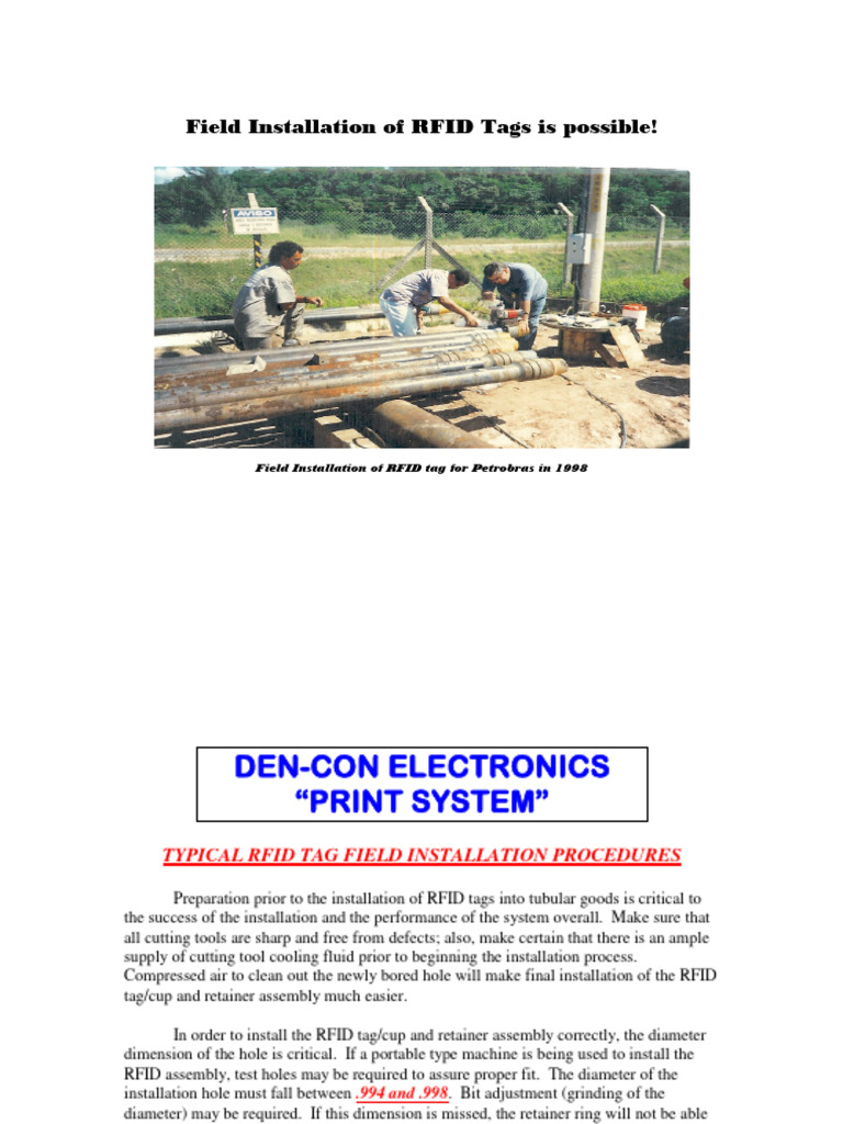 Field Installation | PDF | Drill | Screw