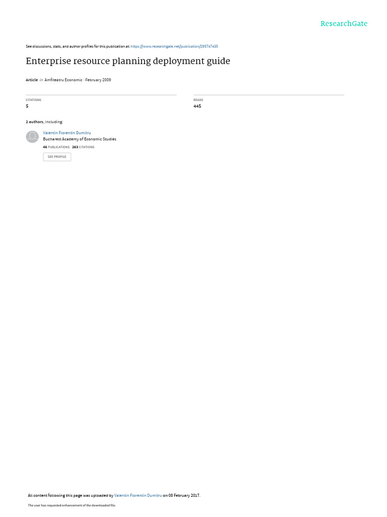 Article 648 | PDF | Enterprise Resource Planning | Risk