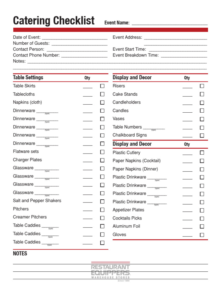 Production Company Equipment List