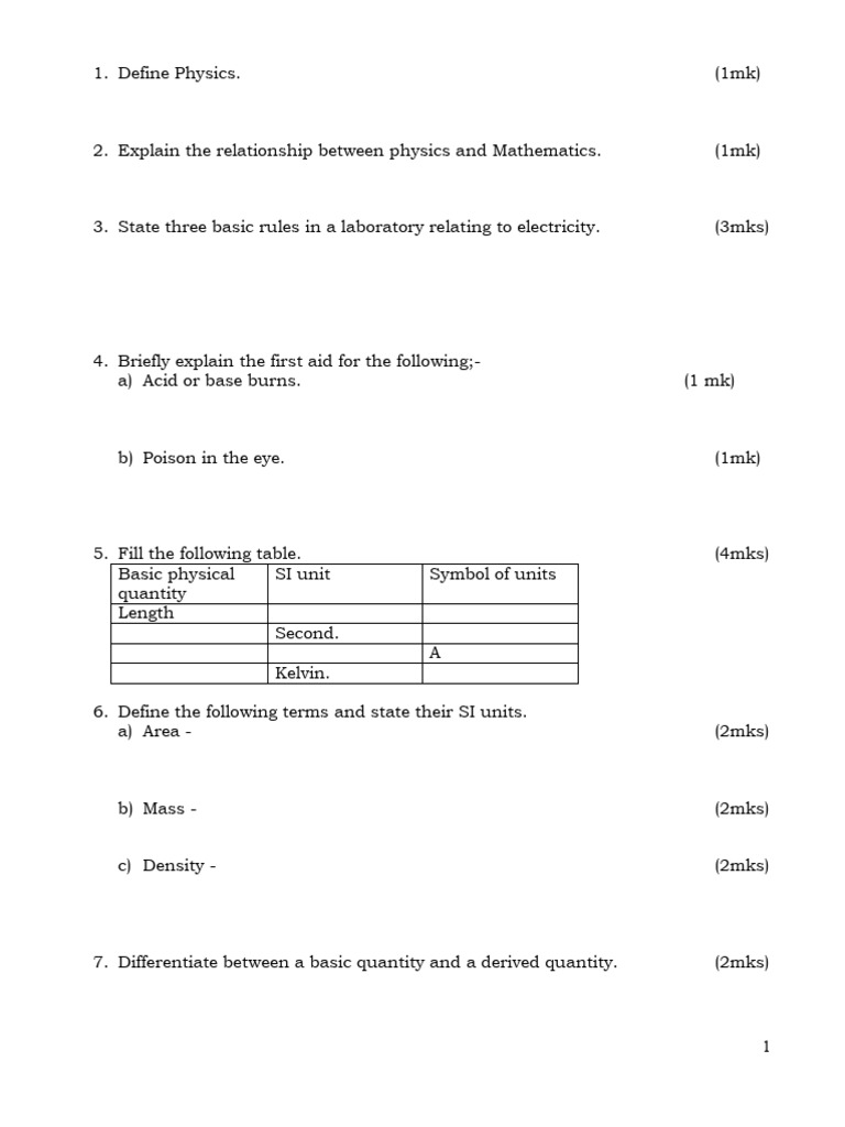 Physics 2 Pdf Density Physics