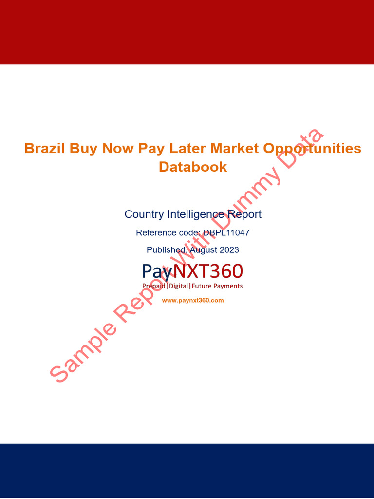 Sample Brazil Buy Now Pay Later Business And Investment Opportunities