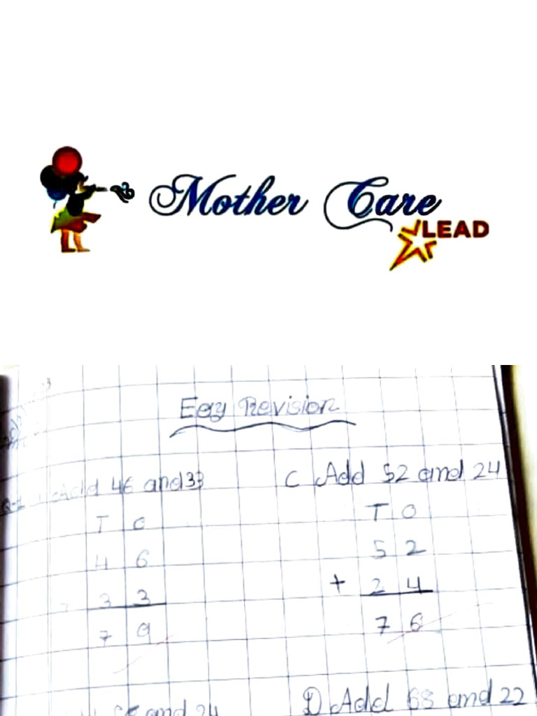 STD - 2nd Maths Eoy Revision PDF | PDF