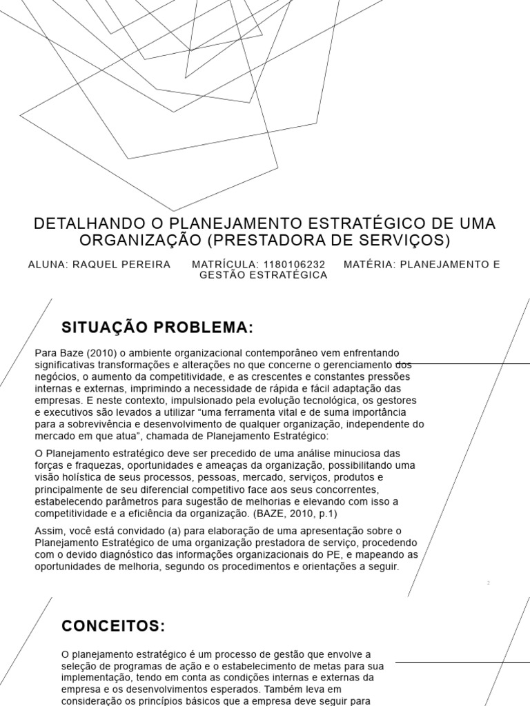 Análise SWOT no Planejamento Estratégico | PDF | Planejamento ...