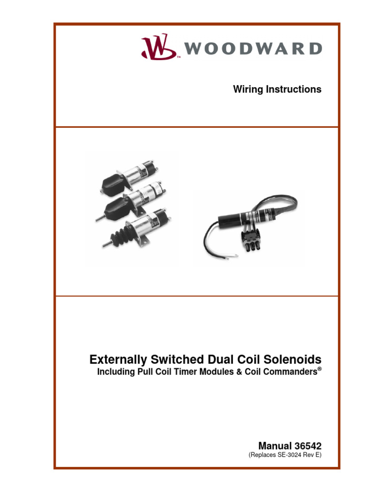 Manual de cableado Woodward | PDF | Relay | Electrostatic Discharge