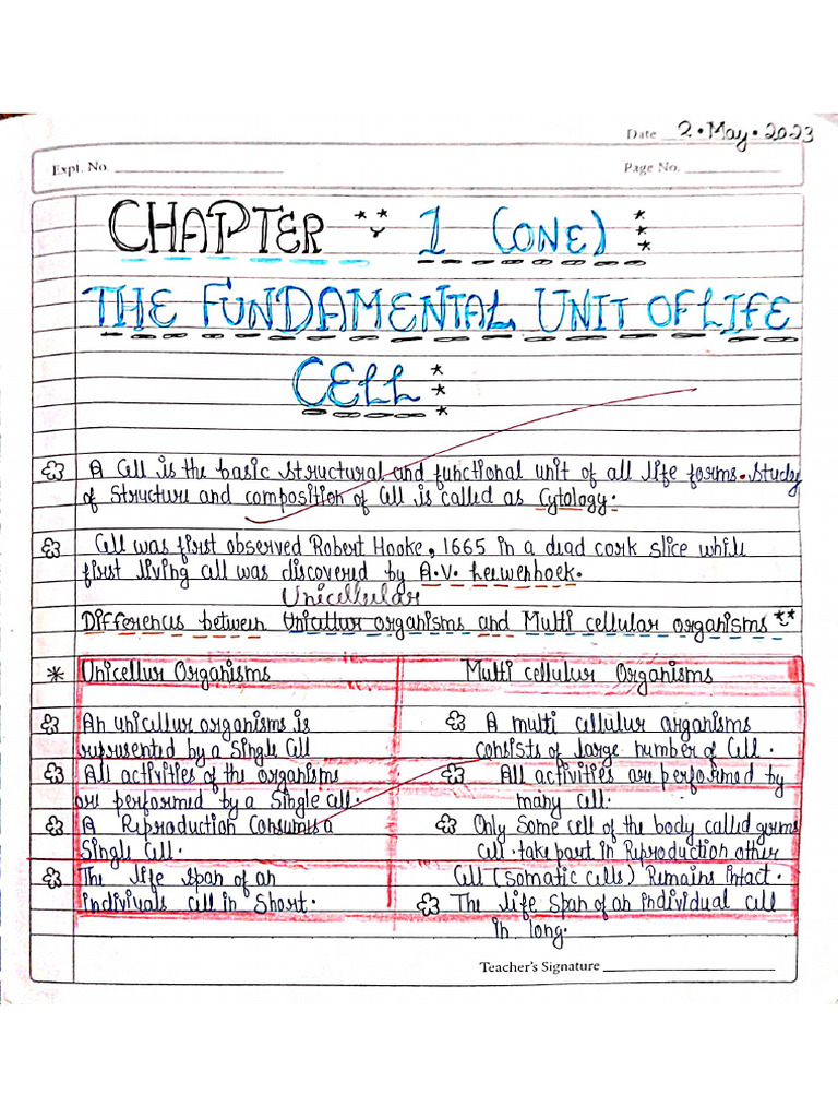 Biology Chapter 1 Pdf