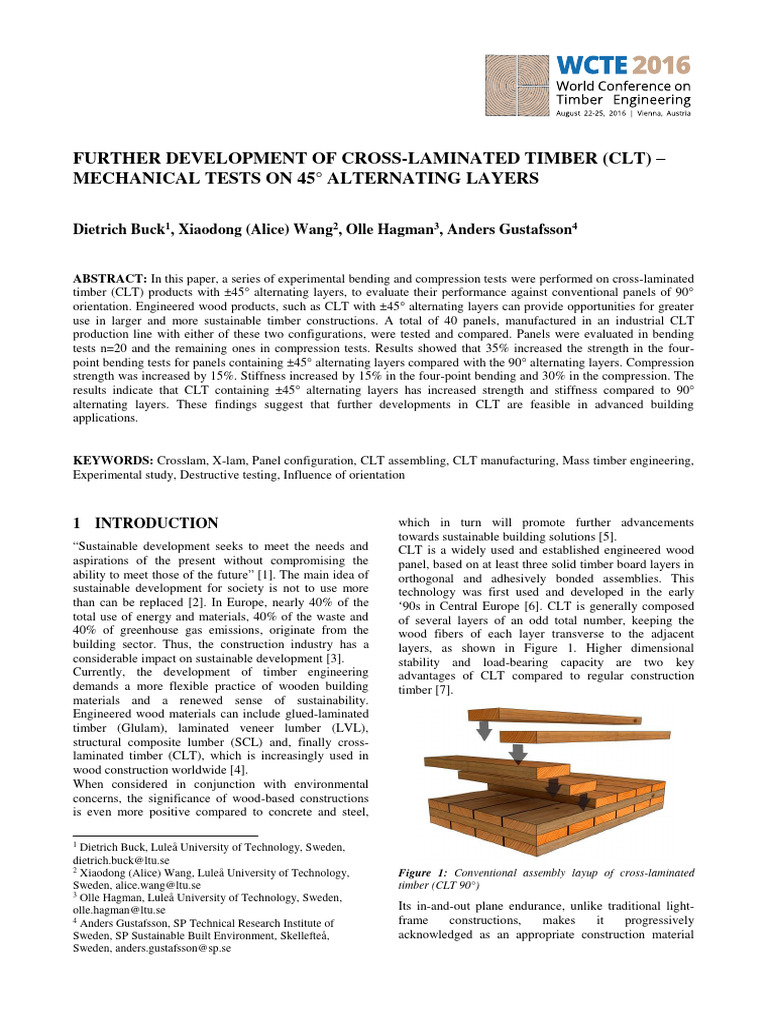 Buck_Further development of cross laminated timber CLT – mechanical ...