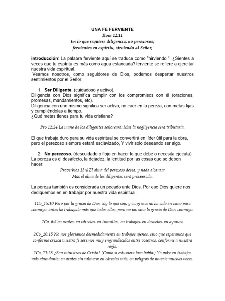 Una Fe Ferviente | PDF | Dios | Teología