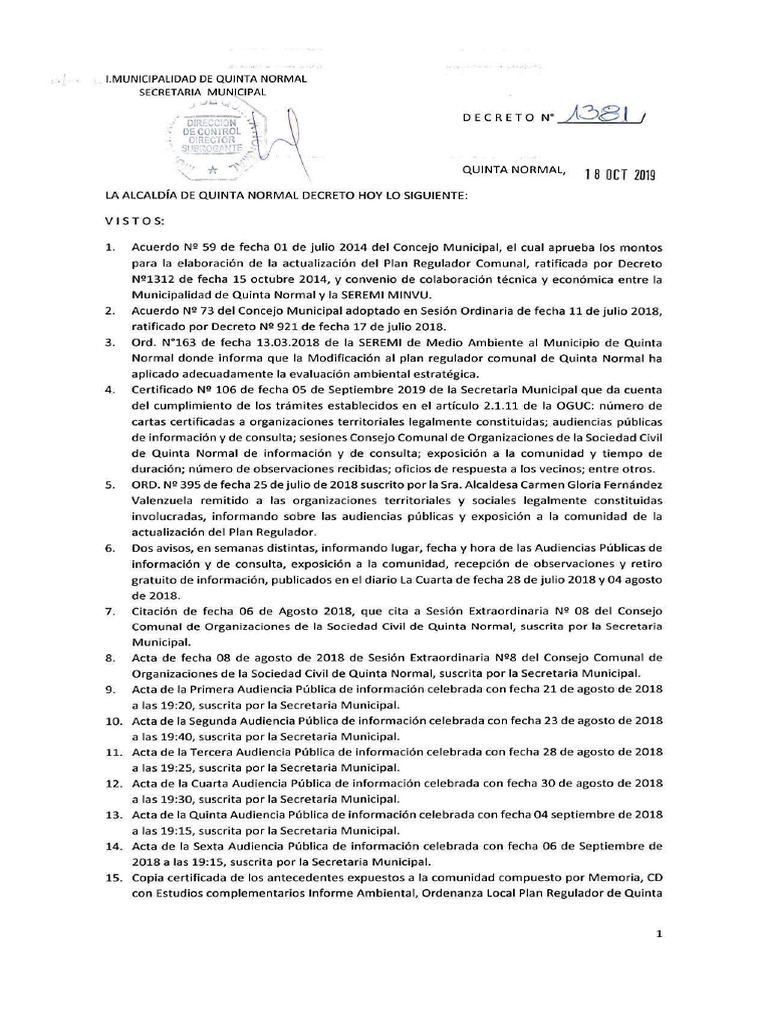 Ordenanza Plan Regulador Comunal | PDF