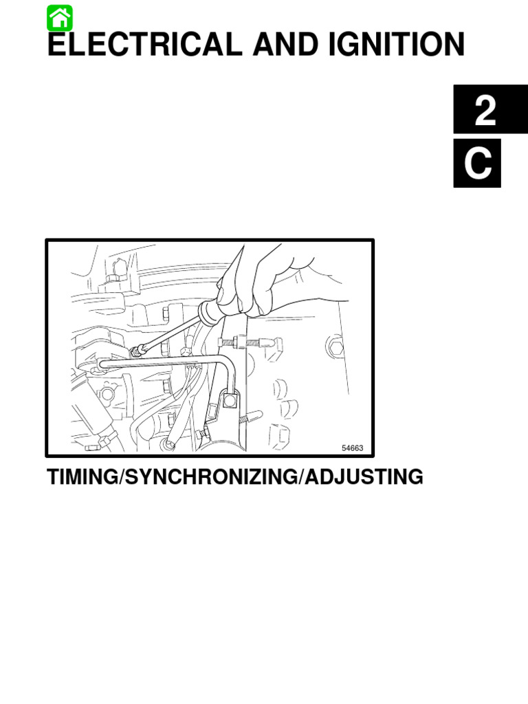 Electrical and ignition timing synchronizing adjusting pdf