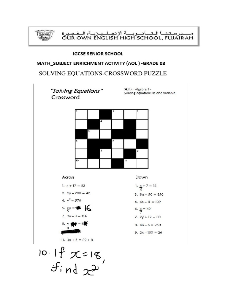 Math - Subject Enrichment Activity (Aol) | PDF