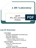 Lab 04 - KVL, KCL, Nodal Analysis