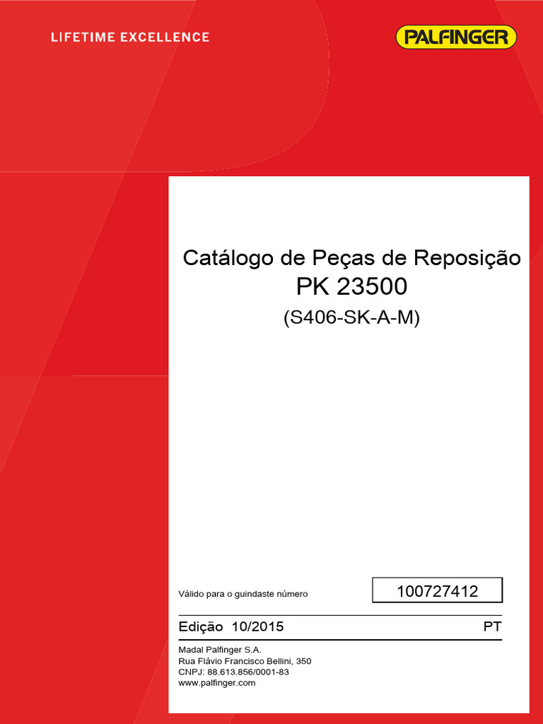 Catálogo de Peças PK 23500 | PDF | Bens manufaturados | Engenharia Mecânica